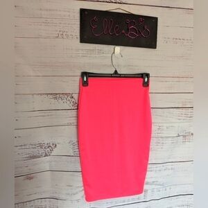 EUC Hot Gal Neon Pink Skirt S